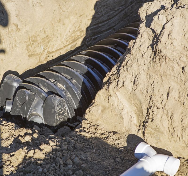 Completed Leach Field Site